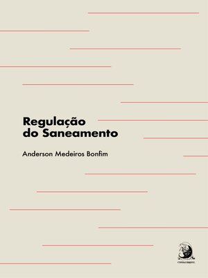 cover image of Regulação do saneamento
